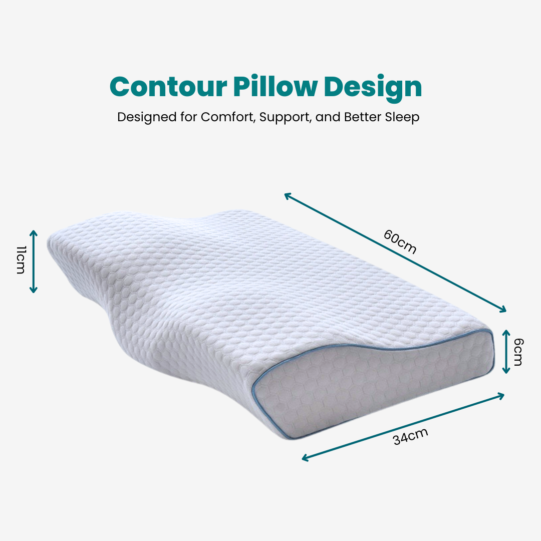 SpinalZen Memory Foam Contour Pillow
