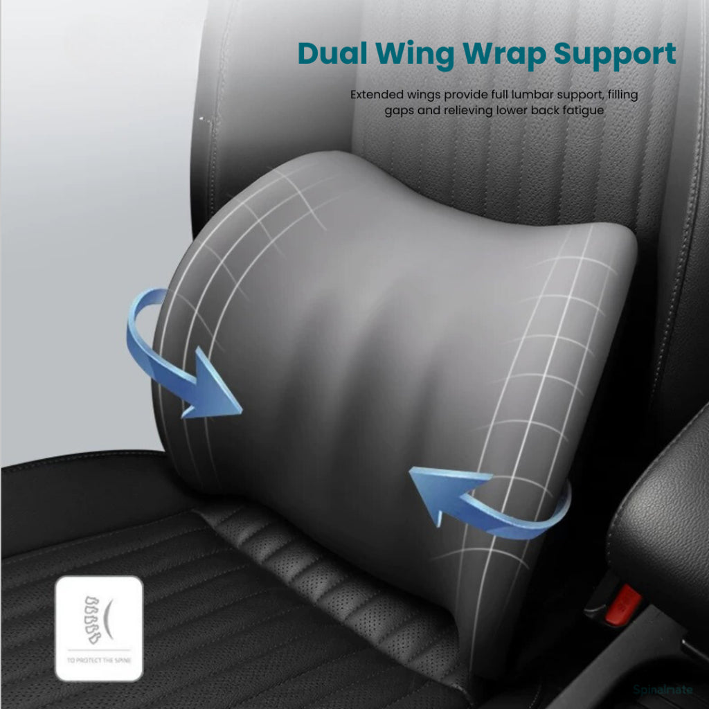 SpinalCar Ergonomic Memory Foam Car Seat Cushion
