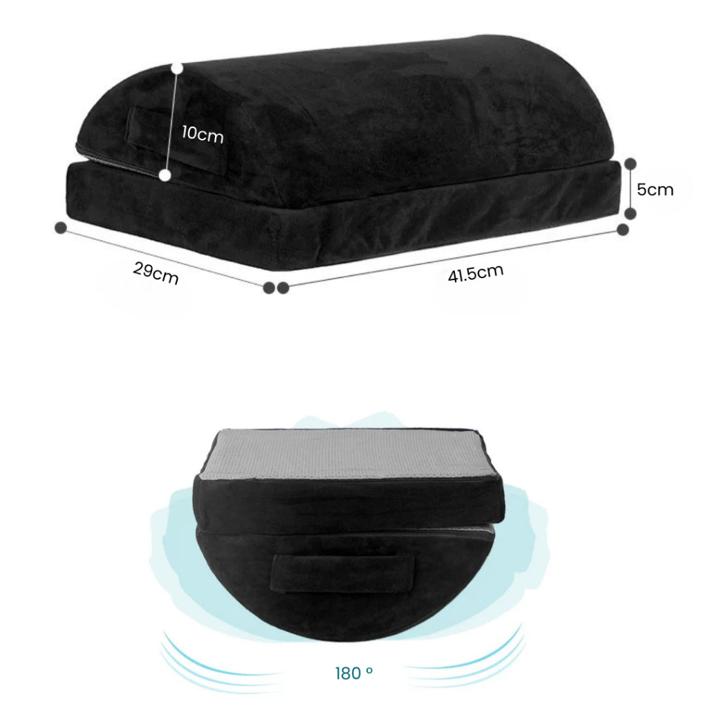 Ergonomic Adjustable Cushion Footrest