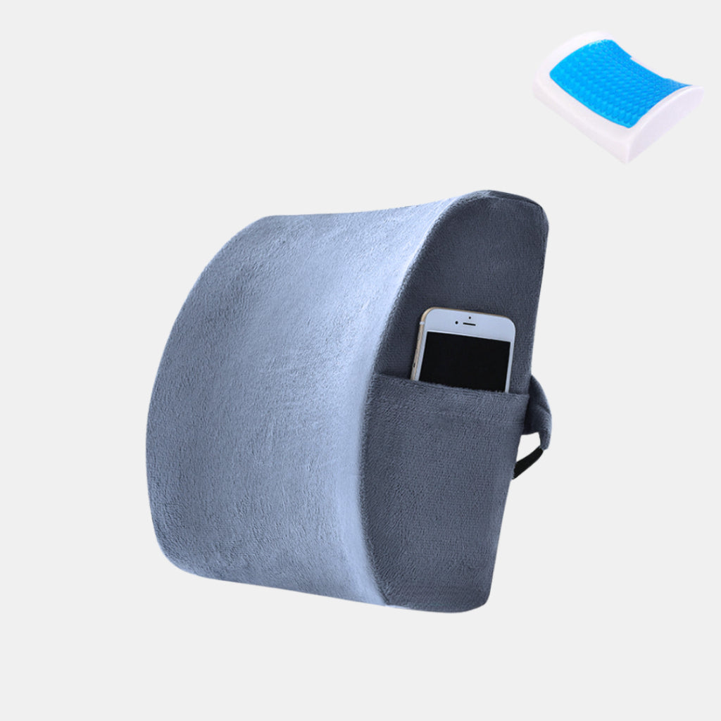 SpinalCool Ergonomic Cooling Gel Spine Support Cushion