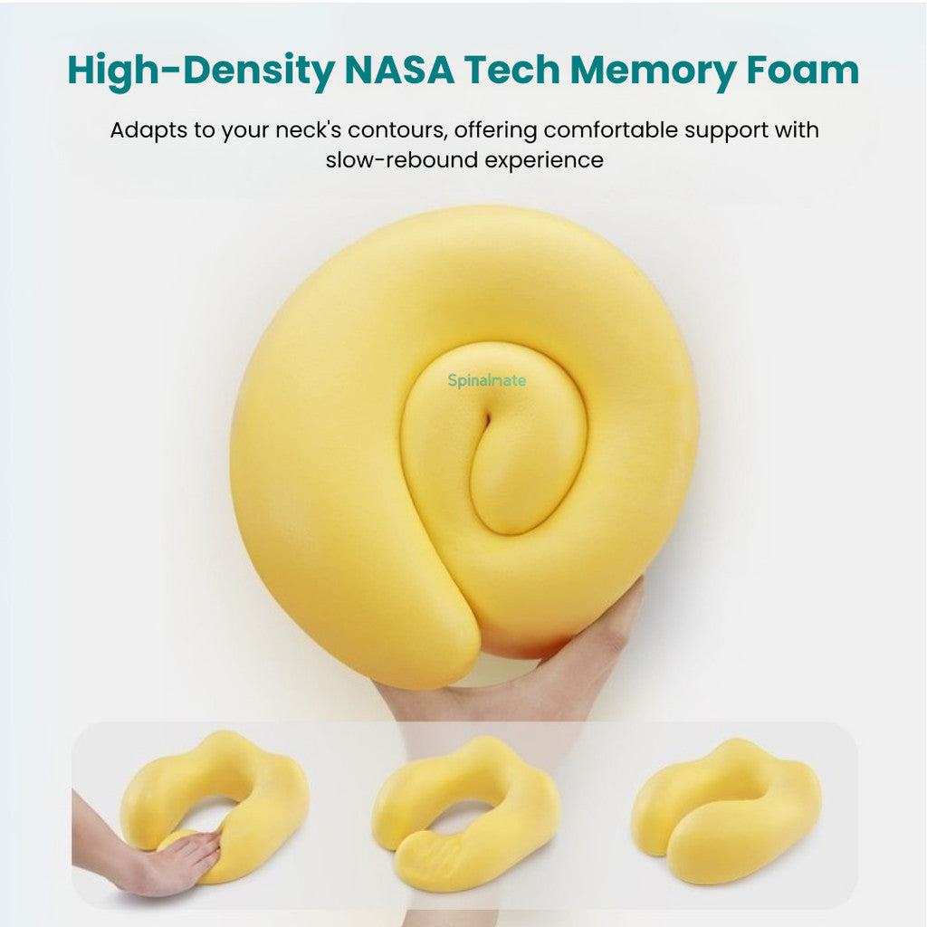 SpinalNeck NASA Memory Foam Neck U-Shape Pillow