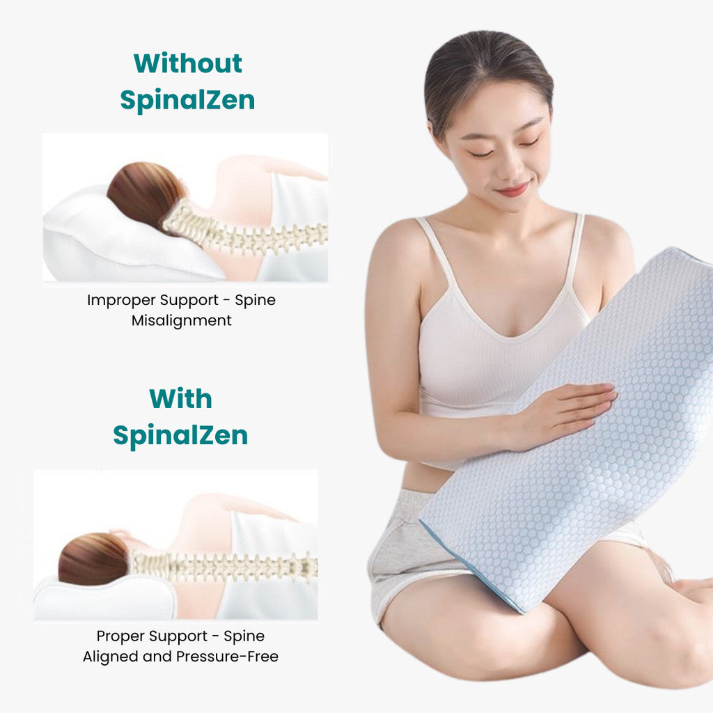 SpinalZen Memory Foam Contour Pillow