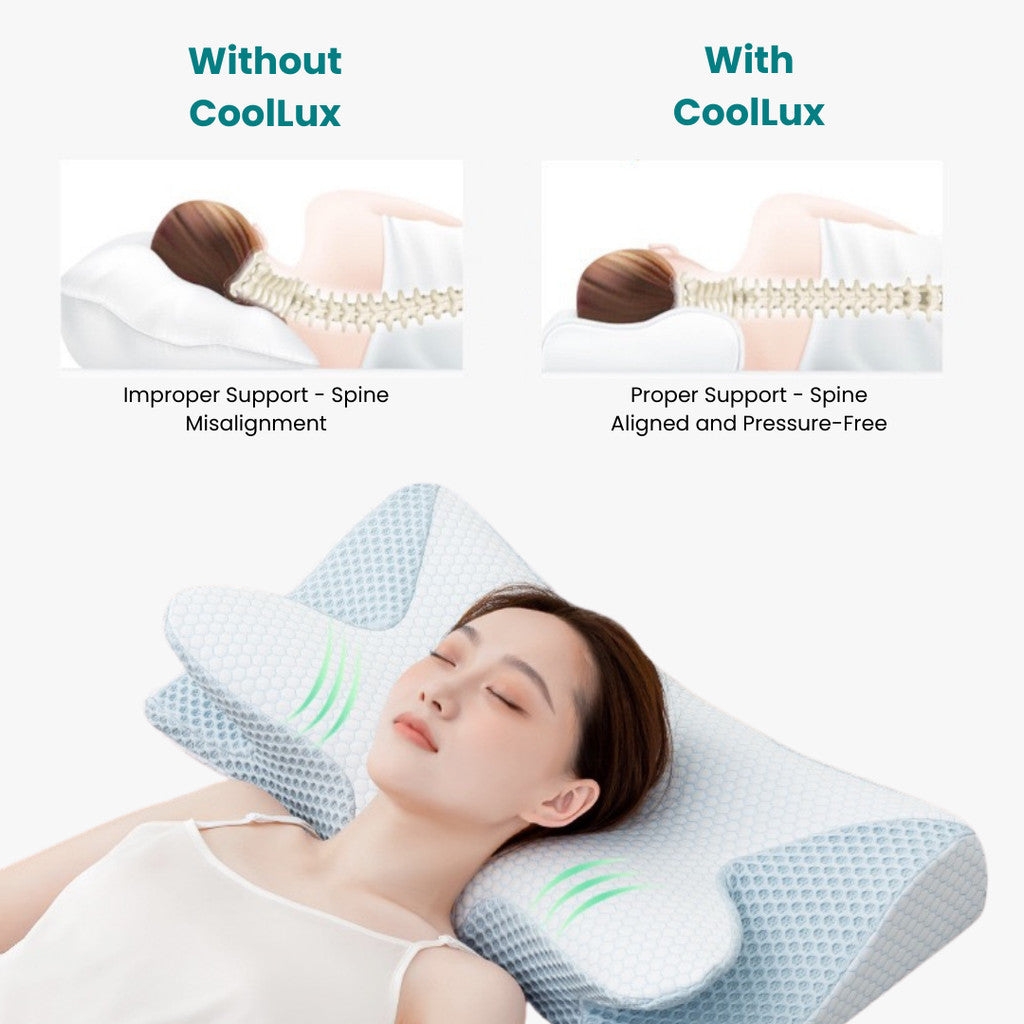 CoolLux Memory Foam Contour Pillow