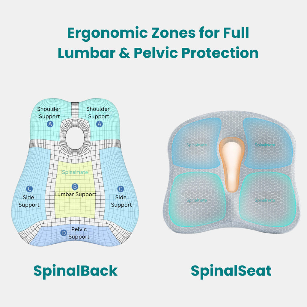 CoolTech Ergonomic Spine Support Cushion