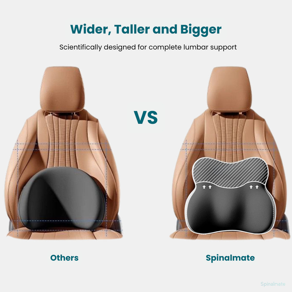 SpinalCar Pro Ergonomic Memory Foam Car Seat Cushion