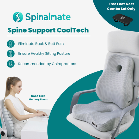 CoolTech Ergonomic Spine Support Cushion