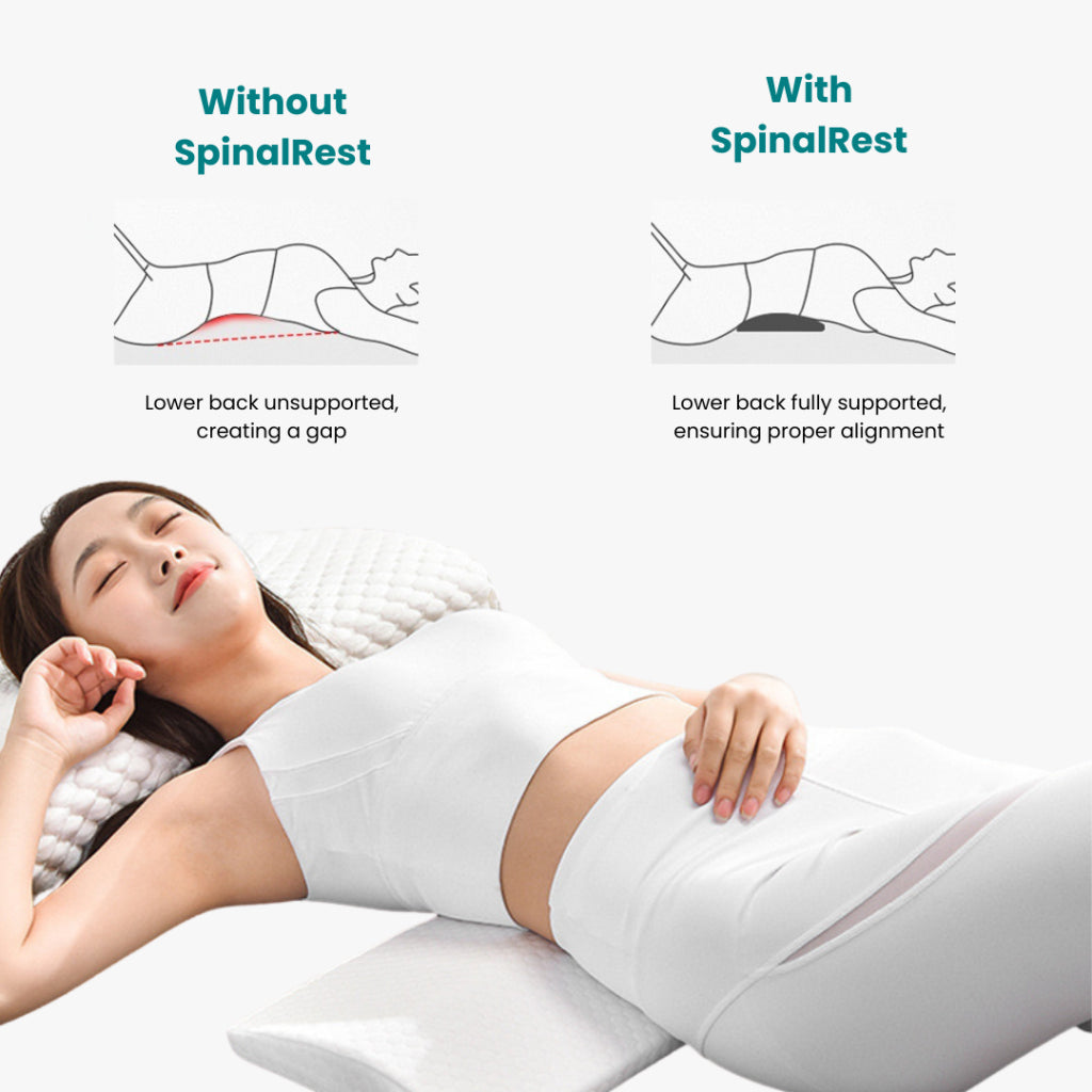 SpinalRest Sleeping Lumbar Support Pillow