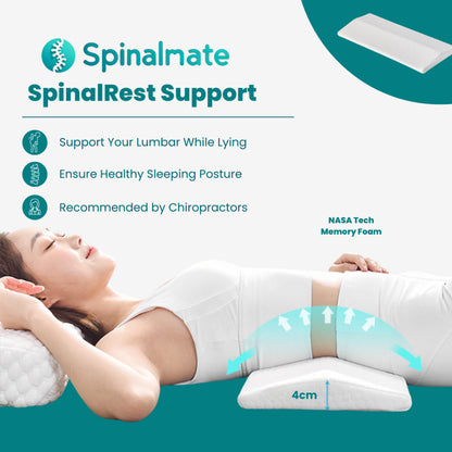 SpinalRest Sleeping Lumbar Support Pillow