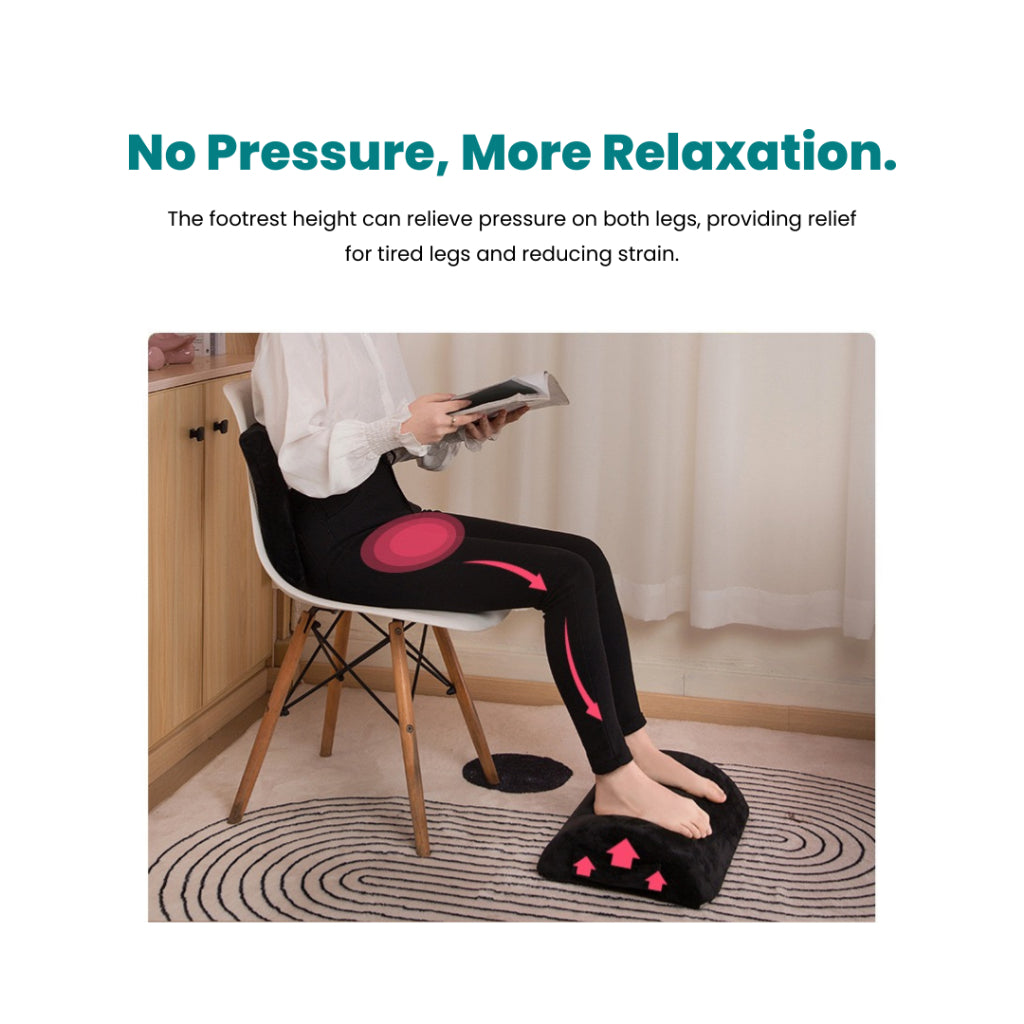 Ergonomic Adjustable Cushion Footrest