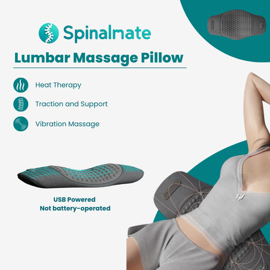 SpinalMassage 3 in 1 Lumbar Massage Pillow