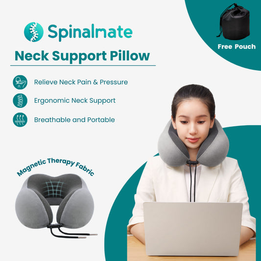 SpinalNeck NASA Memory Foam Neck U-Shape Pillow