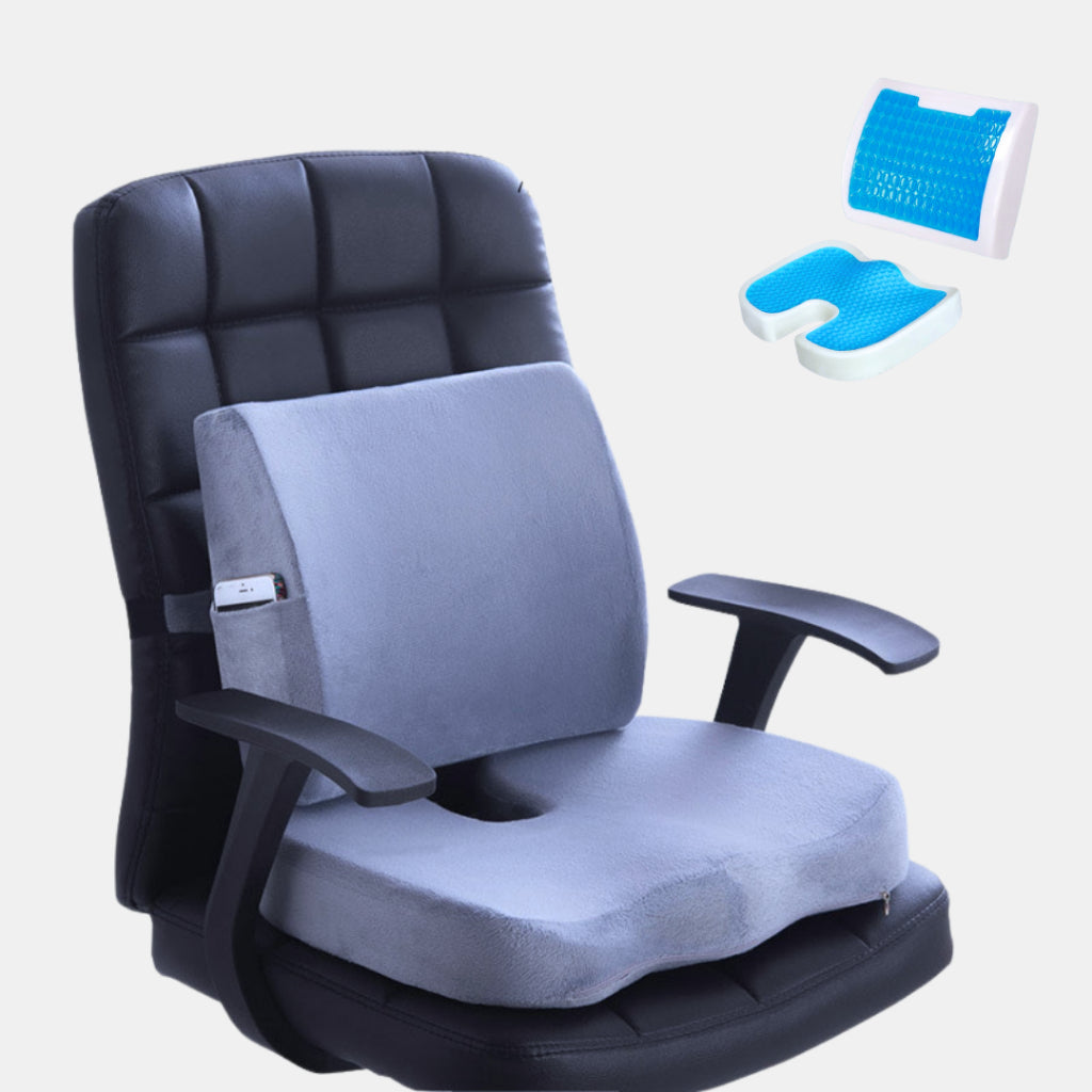 SpinalCool Ergonomic Cooling Gel Spine Support Cushion