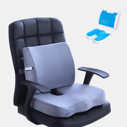SpinalCool Ergonomic Cooling Gel Spine Support Cushion