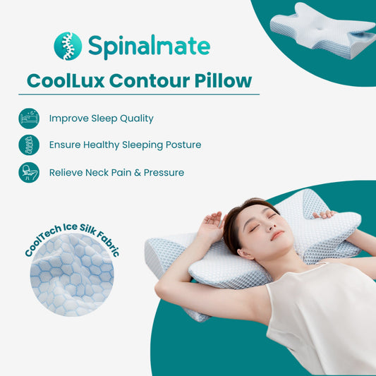 CoolLux Memory Foam Contour Pillow