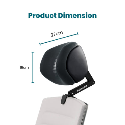 Spinalmate Office Chair Adjustable Dual-Comfort Headrest Ergonomic Bracket Extension Neck Support 办公室椅可调节头枕电脑椅加高颈