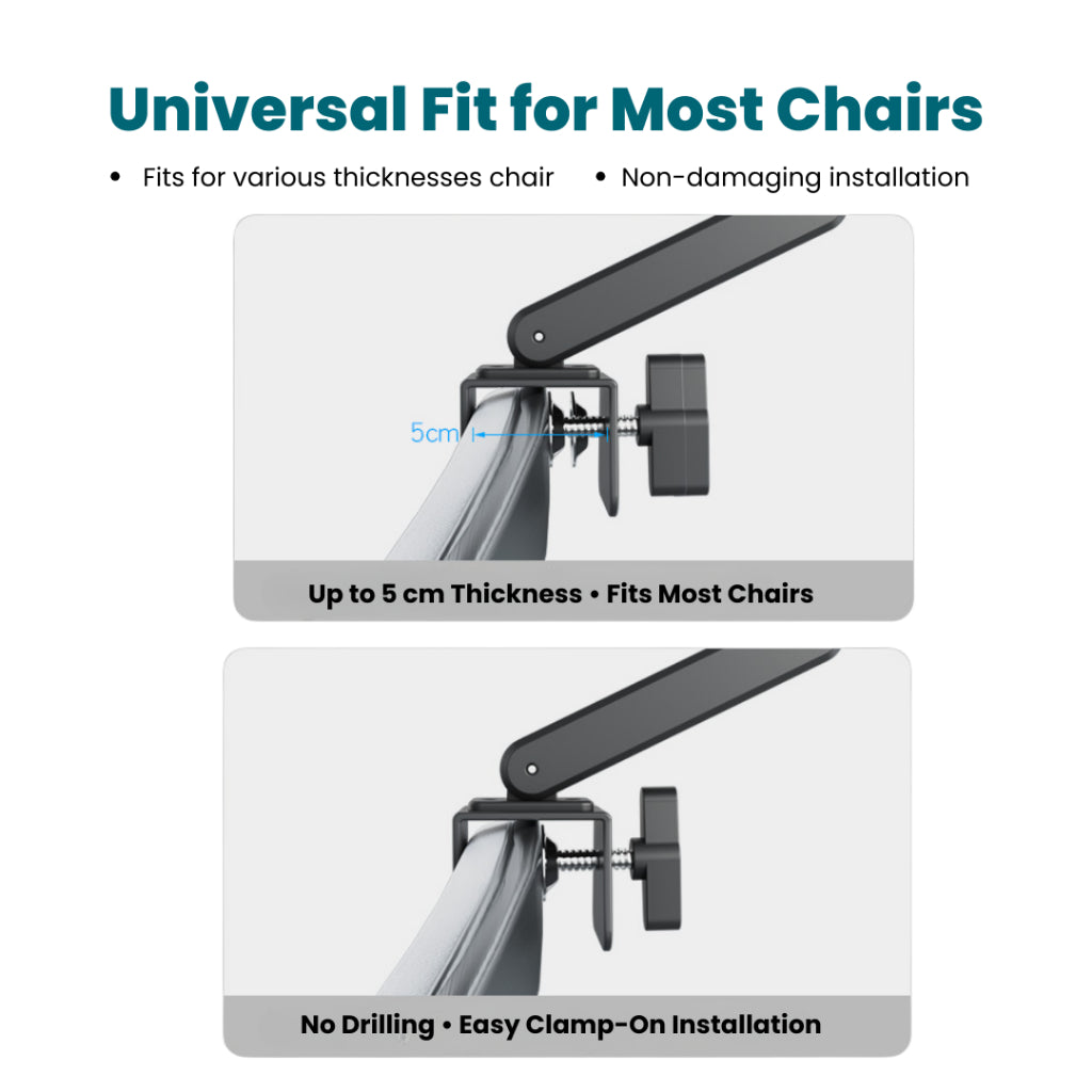 Spinalmate Office Chair Adjustable Dual-Comfort Headrest Ergonomic Bracket Extension Neck Support 办公室椅可调节头枕电脑椅加高颈