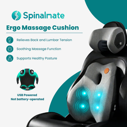 Ergonomic Multi-Mode Lumbar Massage Cushion