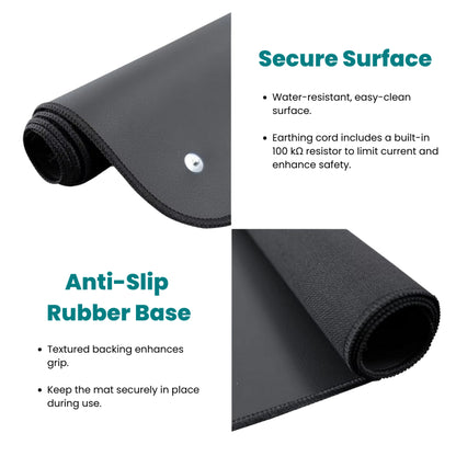 Spinalmate Grounding Mat Carbon Conductive Earthing Mat Wellness Yoga Mat