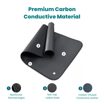 Spinalmate Grounding Mat Carbon Conductive Earthing Mat Wellness Yoga Mat