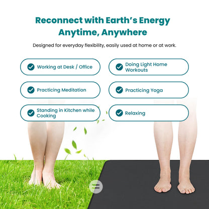 Spinalmate Grounding Mat Carbon Conductive Earthing Mat Wellness Yoga Mat