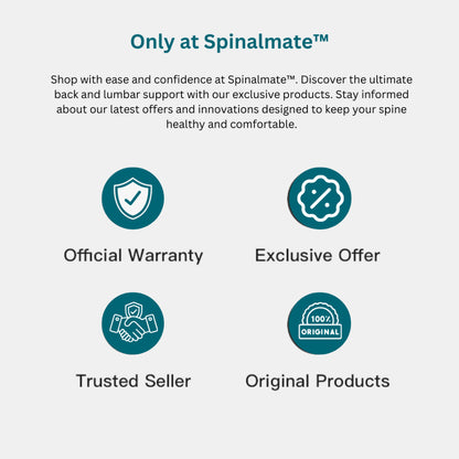 Spinalmate Office Chair Adjustable Dual-Comfort Headrest Ergonomic Bracket Extension Neck Support 办公室椅可调节头枕电脑椅加高颈