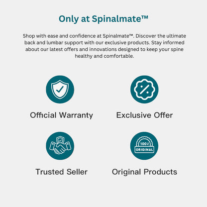 SpinalCar Pro Ergonomic Memory Foam Car Seat Cushion