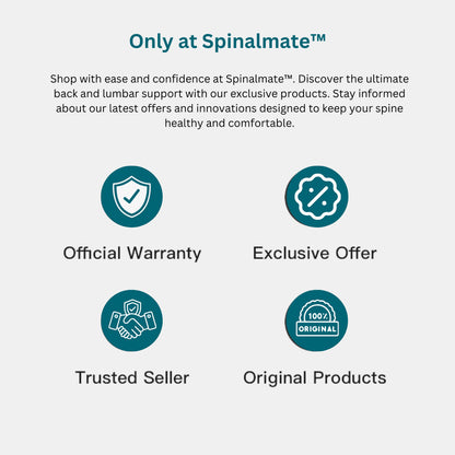 SpinalCool Ergonomic Cooling Gel Spine Support Cushion