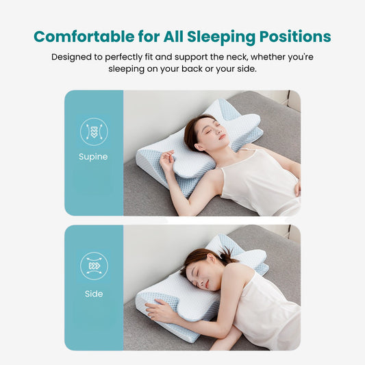 CoolLux Memory Foam Contour Pillow